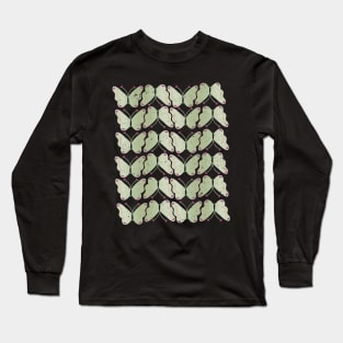 Repeating Butterfly Seamless Pattern Long Sleeve T-Shirt